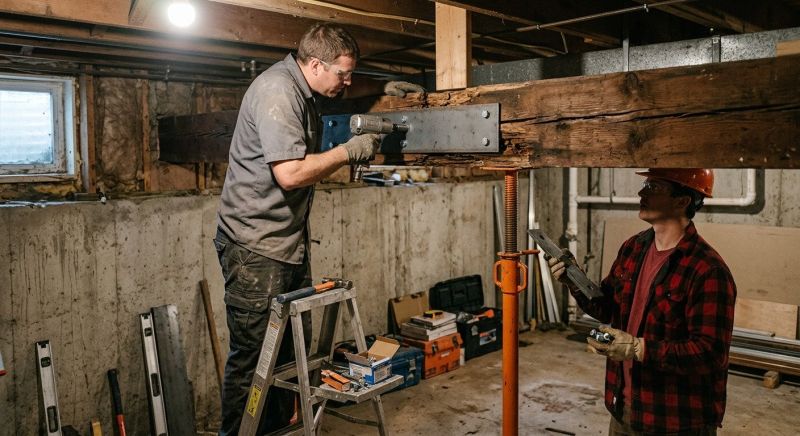 Wood Beam Replacement in Kansas City, KS